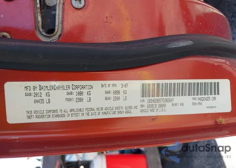 2007 Dodge Caliber z USA, uszkodzony, nr VIN 1B3HB28B57D282607